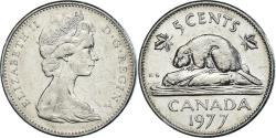 World Coins - Coin, Canada, 5 Cents, 1977