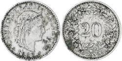 World Coins - Coin, Switzerland, 20 Rappen, 1883, Bern, , Copper-nickel, KM:29a
