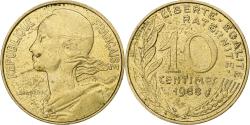 World Coins - France, 10 Centimes, Marianne, 1988, Pessac, Aluminum-Bronze,