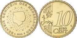 World Coins - Netherlands, 10 Euro Cent, 2010, Utrecht, , Brass, KM:268