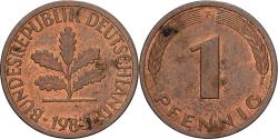 World Coins - Federal Republic of Germany, Pfennig, 1983, Stuttgart, Copper Plated Steel