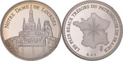 World Coins - France, Medal, Notre Dame de Lourdes, Patrimoine, , Copper-nickel