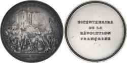 World Coins - France, Medal, Révolution Française, Siège de la Bastille, History, Andrieu