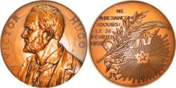 World Coins - France, Medal, Victor Hugo, Littérature, 1986, Borrel.A, , Bronze