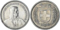World Coins - Coin, Switzerland, 5 Francs, 1968