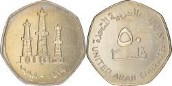 World Coins - Coin, United Arab Emirates, 50 Fils, 1998/AH1419, British Royal Mint,