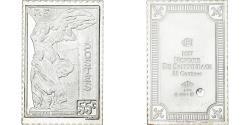 World Coins - France, Medal, Timbre, Victoire de Samothrace, 55 Centimes, 1983, Silver