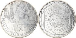 World Coins - France, 10 Euro, Haute Normandie, 2011, Paris, , Silver, KM:1738