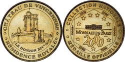 World Coins - France, Token, Touristic token, Vincennes - Chateau, 2000, MDP,