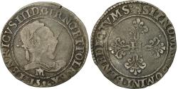 World Coins - Coin, France, Henri III, Henri III, Franc au Col Fraisé, 1586, Toulouse