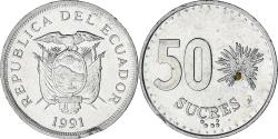 World Coins - Ecuador, 50 Sucres, 1991