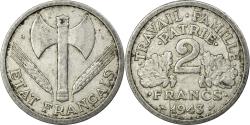 World Coins - Coin, France, Bazor, 2 Francs, 1943, Beaumont - Le Roger, , Aluminum