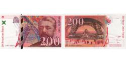 World Coins - France, 200 Francs, Eiffel, G073537733, AU(50-53)