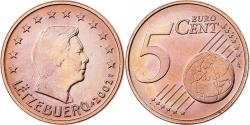 World Coins - Luxembourg, Henri I, 5 Centimes, 2002, Utrecht, Copper Plated Steel,