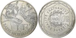 World Coins - France, 10 Euro, Basse-Normandie, 2012, Paris, Silver, , Gadoury:EU514