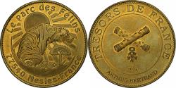World Coins - France, Tourist token, Nesles - Le parc des félins, 2011, MDP, Copper-nickel
