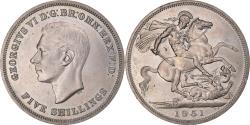 World Coins - Coin, Great Britain, George VI, 5 Shillings, 1951, , Copper-nickel