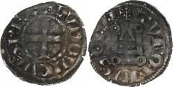 World Coins - France, Louis VIII-IX, Denier Tournois, 1223-1244, Billon,
