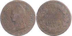 World Coins - Coin, France, Dupré, Decime, AN 8, Metz, , Copper, Gadoury:187a