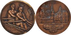 World Coins - France, Medal, Centenaire de la Société Nautique de Saumur, Aviron, 1985, J.