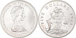 World Coins - Coin, Bahamas, Elizabeth II, 5 Dollars, 1973, Franklin Mint, U.S.A.,