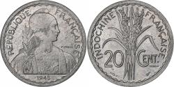 World Coins - FRENCH INDO-CHINA, 20 Cents, 1945, Paris, Aluminum, , KM:29.1
