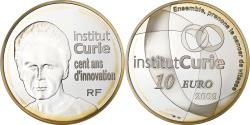 World Coins - France, 10 Euro, Institut Curie, 2009, Paris, Silver, , KM:1611