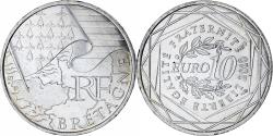 World Coins - France, 10 Euro, Bretagne, 2010, Paris, , Silver, KM:1648