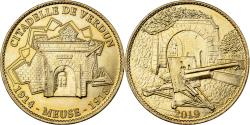 World Coins - France, Token, Meuse - Citadelle de Verdun - 1914-1918, 2019, Copper-nickel