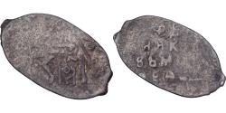 World Coins - Russia, Michel I Romanov, Denga, 1613, Moscow, Silver,