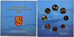 World Coins - Finland, 1 Cent to 2 Euro, euro set, 2000, Mint of Finland, BU,