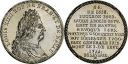 World Coins - France, Medal, Les rois de France, Louis XIV, History, , Nickel
