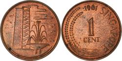 World Coins - Coin, Singapore, Cent, 1981, Singapore Mint, , Copper Clad Steel, KM:1a