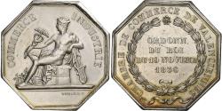 World Coins - France, Token, Chambre de Commerce de Valenciennes, 1836, Silver, Domard