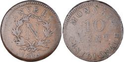 World Coins - Coin, FRENCH STATES, ANTWERP, Napoleon I, 10 Centimes, 1814, Anvers,
