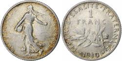 World Coins - France, Franc, Semeuse, 1910, Paris, Silver, , Gadoury:467, KM:844.1