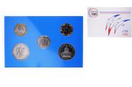 World Coins - Coin, France, Coffret Folon 1 fr. à 100 frs., 1989, MDP, FDC, 749/3000