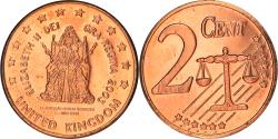 World Coins - United Kingdom, Fantasy euro patterns, 2 Euro Cent, 2003, Proof,