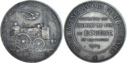 World Coins - France, Medal, Liquidation de la Compagnie des Chemins de Fer de l'Ouest, 1909