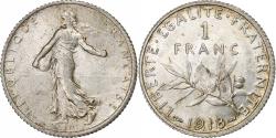 World Coins - France, Franc, Semeuse, 1918, Paris, Silver, , Gadoury:467, KM:844.1