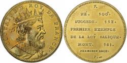 World Coins - France, Medal, Roi de France, Clotaire Ier, Copper-nickel Aluminium, Piéfort