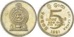 World Coins - Coin, Sri Lanka, 5 Rupees, 1991