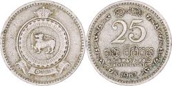 World Coins - Coin, Ceylon, 25 Cents, 1963