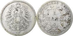 World Coins - Germany, Wilhelm I, Mark, 1873, Berlin, Silver, , KM:14