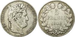 World Coins - Coin, France, Louis-Philippe, 5 Francs, 1846, Bordeaux, , Silver