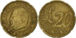 World Coins - Belgium, Albert II, 20 Euro Cent, 2000, Brussels, , Brass, KM:228