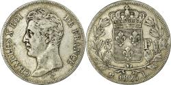 World Coins - Coin, France, Charles X, 5 Francs, 1825, Bayonne, , Silver, Gadoury:643