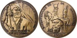 World Coins - France, Medal, Champollion, Egypte, Figeac, 1990, Bronze, Corbin,