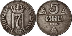 World Coins - Coin, Norway, Haakon VII, 5 Öre, 1920, , Iron, KM:368a