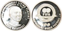 World Coins - France, Medal, The 100 Greatest Living Players selected by Pelé, Trezeguet
